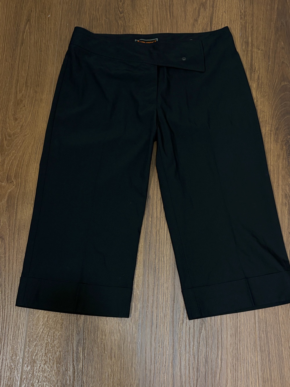 Cop.Copine | Black cropped capri black pants Women’s size 40/8 Parisian Utility